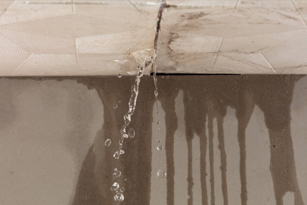 Professional Flood Damage Cleanup technician working in Alma, MI
